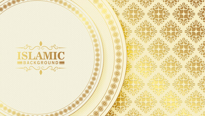 elegant Islamic background with pattern motif