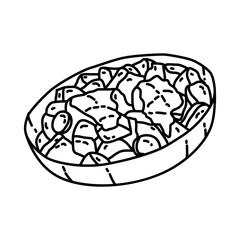 Boeuf bourguignon Icon. Doodle Hand Drawn or Outline Icon Style