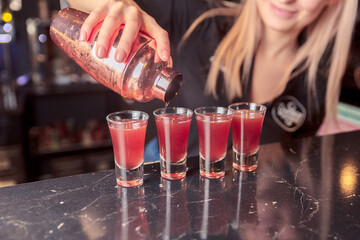 woman with cocktail