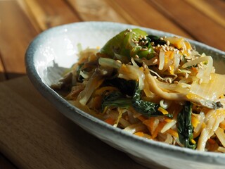 아시아 음식 채소볶음, 반찬
