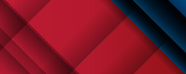 Abstract red and blue background. Modern red blue abstract background with stylish line square suit for presentation design 
