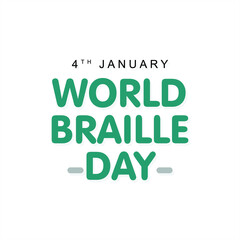 World Braille Day Banner Design - Illustration