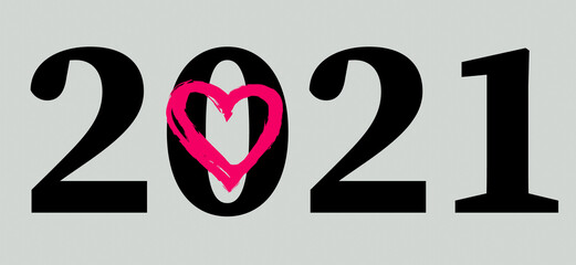 Happy new year 2021 design background