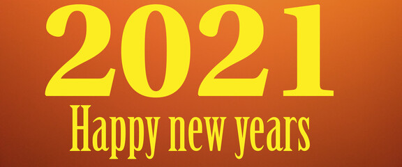 Happy new year 2021 design background