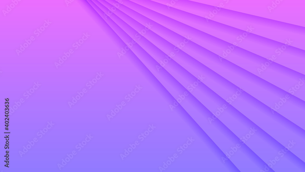 Poster gradient abstract paper cut background vector shadows objects modern design