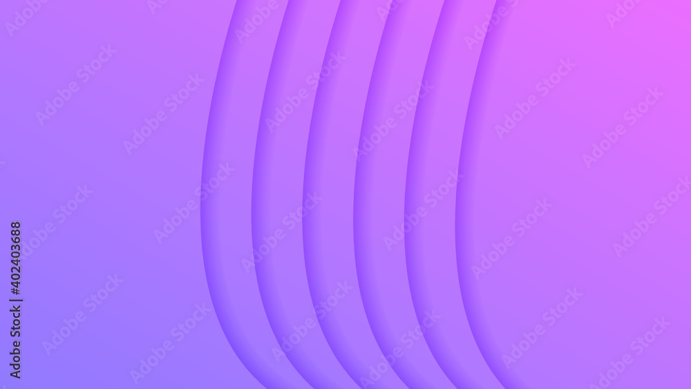 Poster gradient abstract paper cut background vector shadows objects modern design