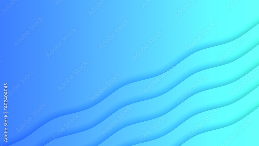 Poster gradient abstract paper cut background vector shadows objects modern design