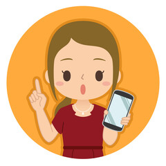 スマホを持つ男性 セット イラスト 30s Wall Mural 3 Ykc