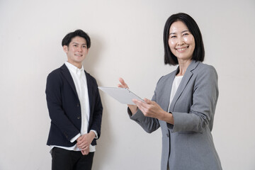 ビジネスイメージ　男女