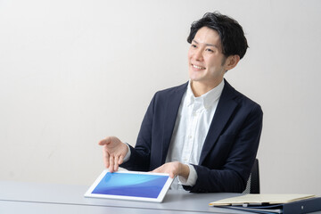 ビジネスマン　会話