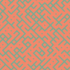 Abstract Geometric Pattern generative computational art illustration