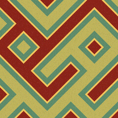 Abstract Geometric Pattern generative computational art illustration