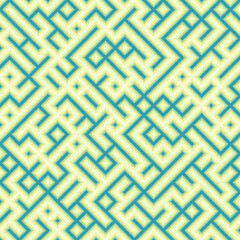 Abstract Geometric Pattern generative computational art illustration