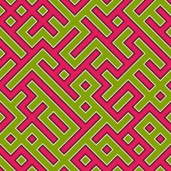 Abstract Geometric Pattern generative computational art illustration