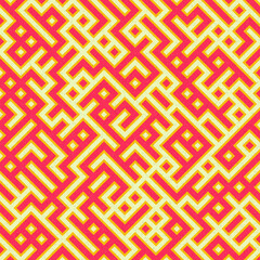 Abstract Geometric Pattern generative computational art illustration