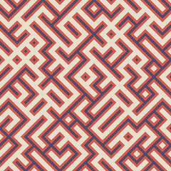Abstract Geometric Pattern generative computational art illustration