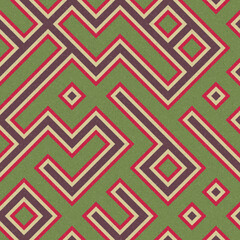 Abstract Geometric Pattern generative computational art illustration