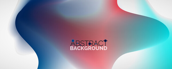 Fluid color gradient abstract background, trendy colorful wallpaper. Vector illustration for placards, brochures, posters, banners and covers