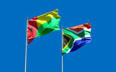 Flags of SAR African and Guinea-Bissau.