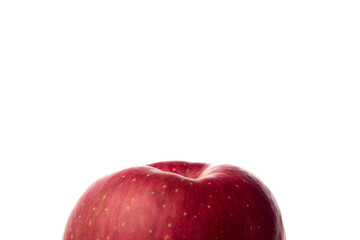 red apple isolated on white background