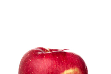 red apple isolated on white background