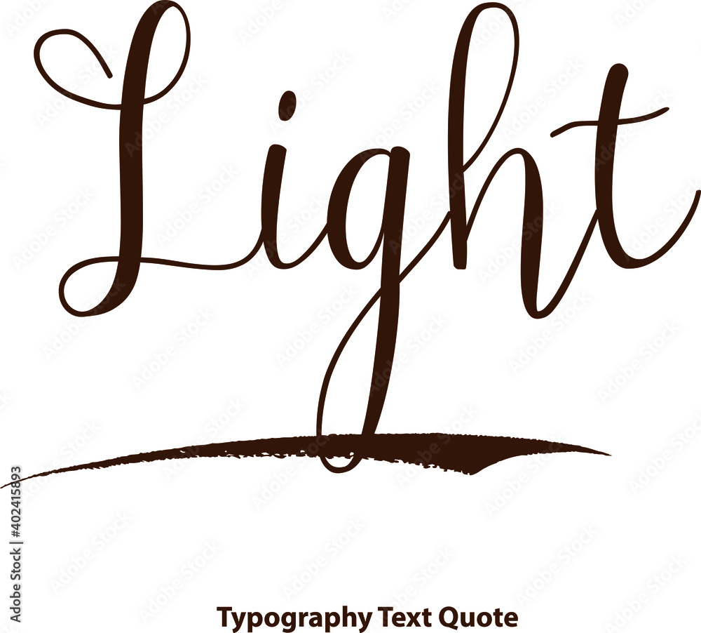 Fototapete light typescript typography brown color text