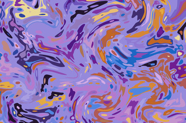 abstract colorful liquid shapes background