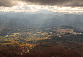 岩木山からの紅葉