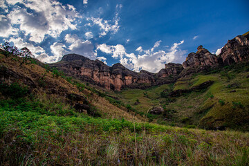 Clouds above Drakensberg