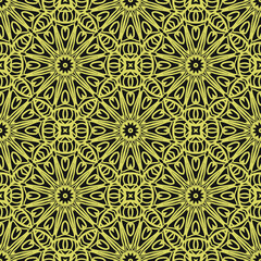 Abstract Vector Seamless Pattern With Abstract Geometric Style. For Fashion Interiors Design, Wallpaper, Textile Industry.