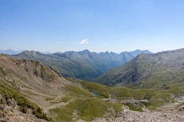 Panoramic view of the german alps