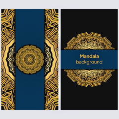luxury color background with mandala pattern, ornament elegant invitation wedding card , invite , backdrop cover banner. vector illustration