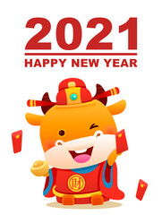 Fototapeta na wymiar 2021, the year of 21, new year, celebration, new year's Eve, Spring Festival, Chinese new year, brush writing, tradition, culture, custom, Chinese new year, year of the ox, font, calligraphy, Chinese 