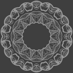 Luxury background. with floral mandala Vector card template.