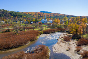 Obraz premium Stowe Community Church - Vermont
