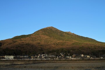 Mt. Tsukuba on a Winter Afternoon