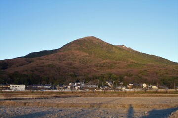Mt. Tsukuba in a Winter Afternoon