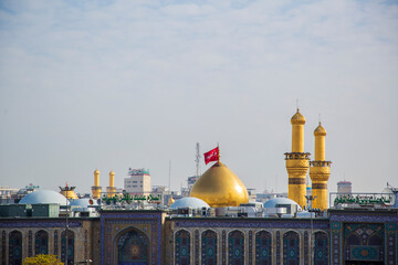 Imam Hussein Ibn Ali Ibn Abi Talib's wife in Karbala, Iraq © Camera