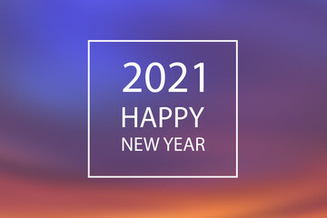 Happy New Year 2021 Greeting Card