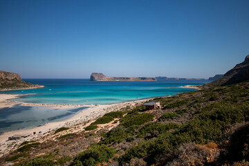 amazing scenery of Greek islands - Balos bay in Crete