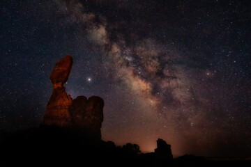 The Milky Way Over Balanced Rock, Arches National Park - 402432222