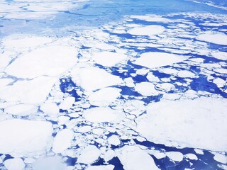 カナダの流氷（空撮） © Traveller Tomo