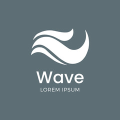 Wave vector symbol. Business icon. Eps10 vector illustration.