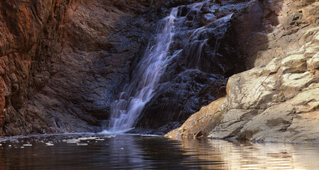 Gran Canaria, landscapes along the hiking route around the ravive Barranco del Toro at the southern...