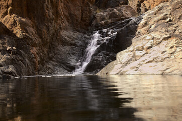 Gran Canaria, landscapes along the hiking route around the ravive Barranco del Toro at the southern...