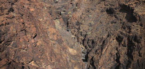 Gran Canaria, landscapes along the hiking route around the ravive Barranco del Toro at the southern part of the 
island