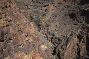 Gran Canaria, landscapes along the hiking route around the ravive Barranco Hondo, The Deep Ravine...