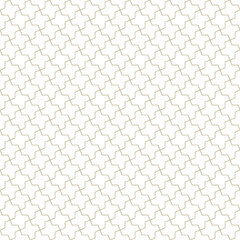 Seamless arabic geometric ornament in brown color.