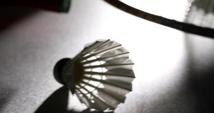 badminton set racket and shuttlecock