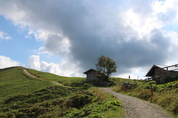 Schliersee, Bayerische Alpen, Wanderung im Spätsommer